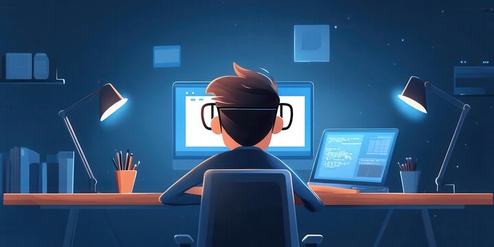 Online learning via computers