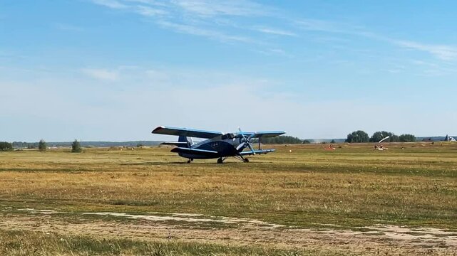 Cargo piston biplane aircraft AN-2
