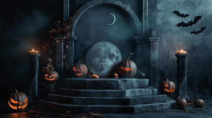Haunted Halloween Ritual Stage