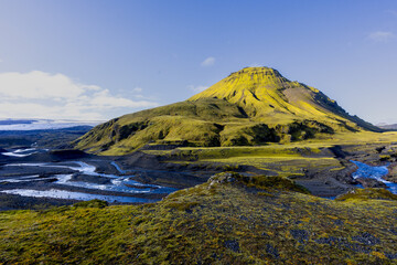 view of the volcano