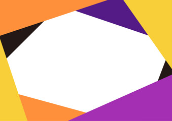 ハロウィンカラーのフレーム