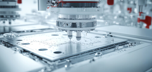 precision milling. future factory.
