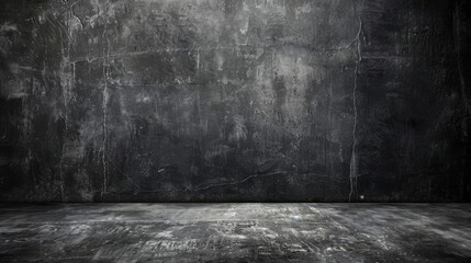 Dark Grunge Wall Background for Textures and Designs