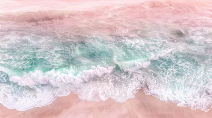 Selbstklebende Fototapeten Serene Waves Gently Lapping on Sandy Shore © buraratn