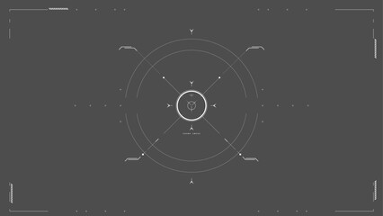Sci-fi, FUI, UI, futuristic UI, GUI, HUD. Ready to animate.