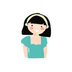 woman chef cartoon element stock design.woman avatar processing cakes cartoon design