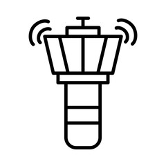 Control Tower line icon