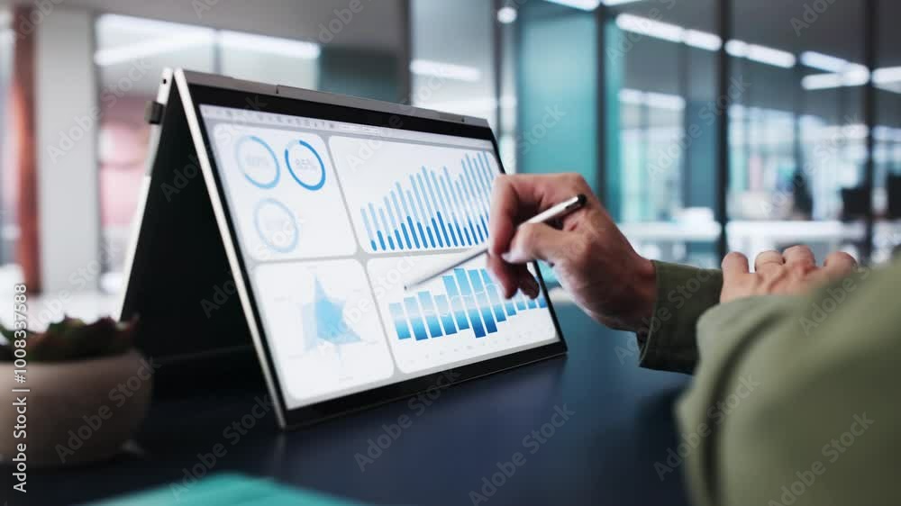 Aufkleber Data Analyst Using Data Analytics KPI