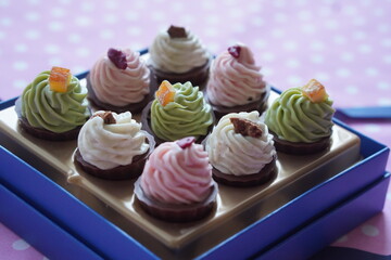 ブーケの形の可愛らしいおしゃれなチョコレート