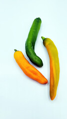 カラフル万願寺とうがらし・Colorful Manganji chili peppers・화려한 만원사와 우가라시