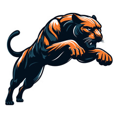 Puma vector and illustration.