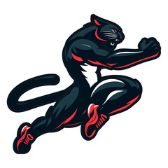 Puma vector and illustration.