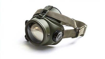 Green Military Goggles with Adjustable Strap