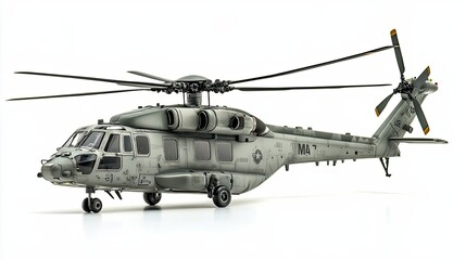 Fototapeta premium Military Sikorsky SH-60 Seahawk Helicopter Model