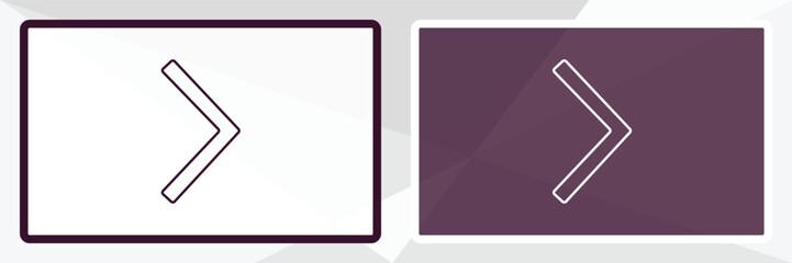 chevron outline icon. Linear vector from army and milatry concept. Thin line white and black chevron icon isolated on white and dark background