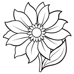 Artistic Vector Representation of Rudbeckia Displaying Their Bright Cheerful Essence





