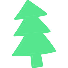 Christmas, New Year Vector Icon element, Isolated white background