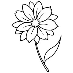 Captivating Vector Illustration of Coreopsis Blossoms in Full Bloom
