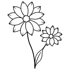 Beautiful Coreopsis Blossoms in Stunning Vector Art Design
