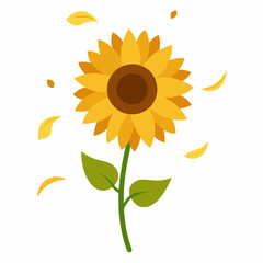 Beautiful Vector Artwork of a Small Aster Bouquet Featuring Intricate Petal Details
