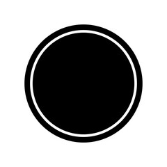 road closed glyph icon