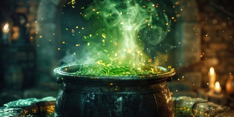 Mysterious Fog in a Haunted Forest