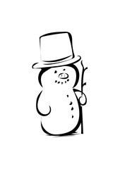 Schneemann 