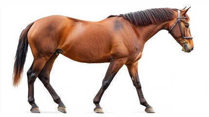 Obraz premium horse isolated on white background