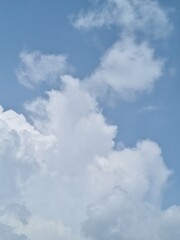 blue sky with clouds