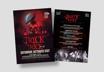 Halloween Flyer Layout