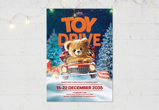 Toy Drive Flyer Layout