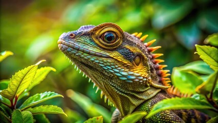 Obraz premium Captivating Leafy Dragon Camouflaged Among Greenery in Natural Habitat, Showcasing Unique Features