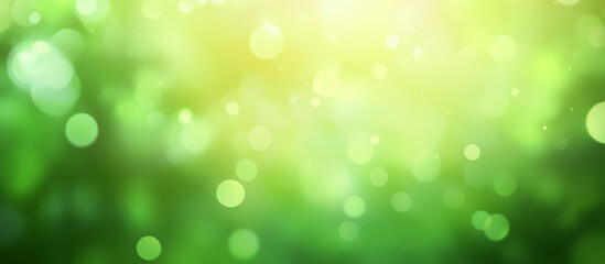 Abstract blurred background illustration with green color gradient, Ai generated images