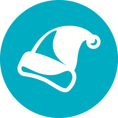 Christmas, New Year Vector Icon element, Isolated white background