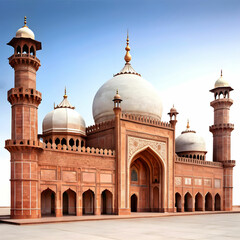 badshahi-masjid-on-white-background (2)