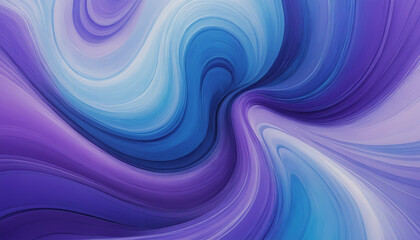 Obraz premium Abstract Waves of Vibrant Purple and Blue Hues Blending Seamlessly.