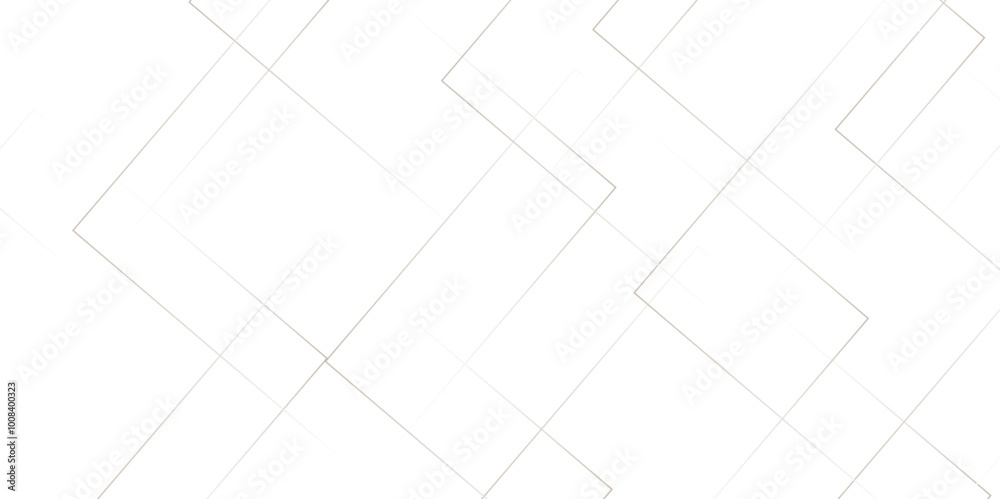 Poster abstract seamless random geometric white, gray square lines pattern on a transparent background. abs