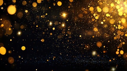 Fototapeta premium Golden Textured Background for Seasonal Decor