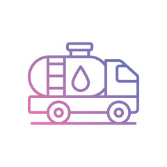 Tanker icon vector stock illustration