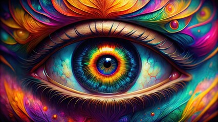 Colorful Cartoon Eyes PNG for Creative Projects, Illustrations, and Graphic Designs Available Online