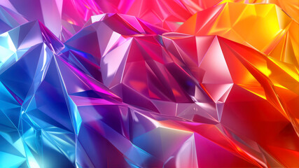 Obraz premium 3D Diamond colorful Abstract Background