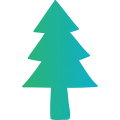 Christmas, New Year Vector Icon element, Isolated white background