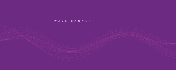 abstract purple wave background