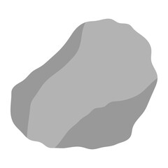 Grey rock specimen. Stone sample. 