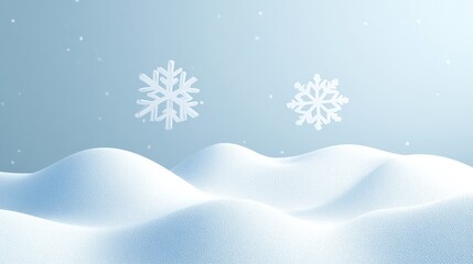 two snowflakes are shown with the sun shining on them