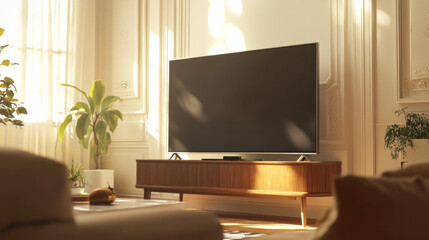 living room with fireplace