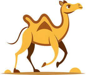 Cute and Cheerful Camels Enhance Your Artwork. 