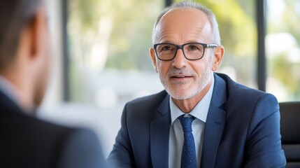 Fototapeta premium Professional Business Meeting with Senior Executive