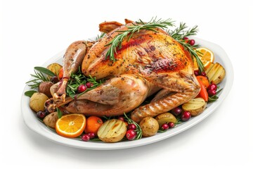 Roasted Turkey on a Plate