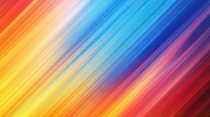 Abstract colorful background with diagonal lines. Gradient smoothly transitions from cool blues to warm oranges, creating a modern, dynamic design.